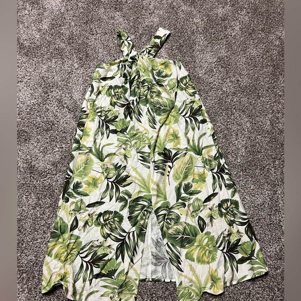 Cupshe Tropical Leaf Print Dress